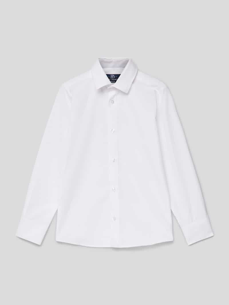 Slim fit zakelijk overhemd met knoopsluiting Paul Dantus