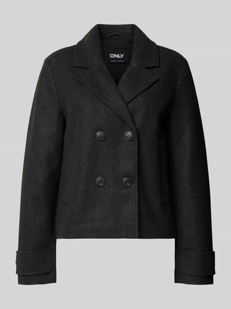 Only Korte trenchcoat met reverskraag model 'FREJA LIFE'