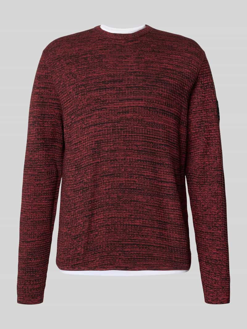 Tom Tailor Denim Regular fit gebreide pullover van katoenmix