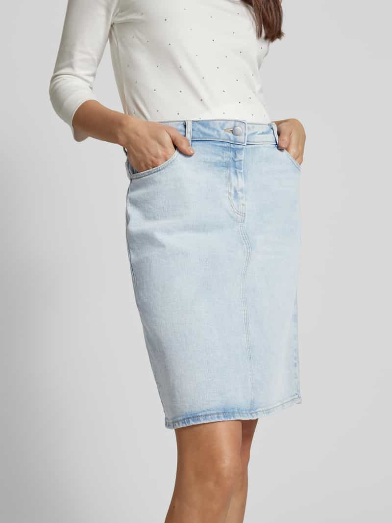 Christian Berg Woman Knielange jeansrok in 5-pocketmodel