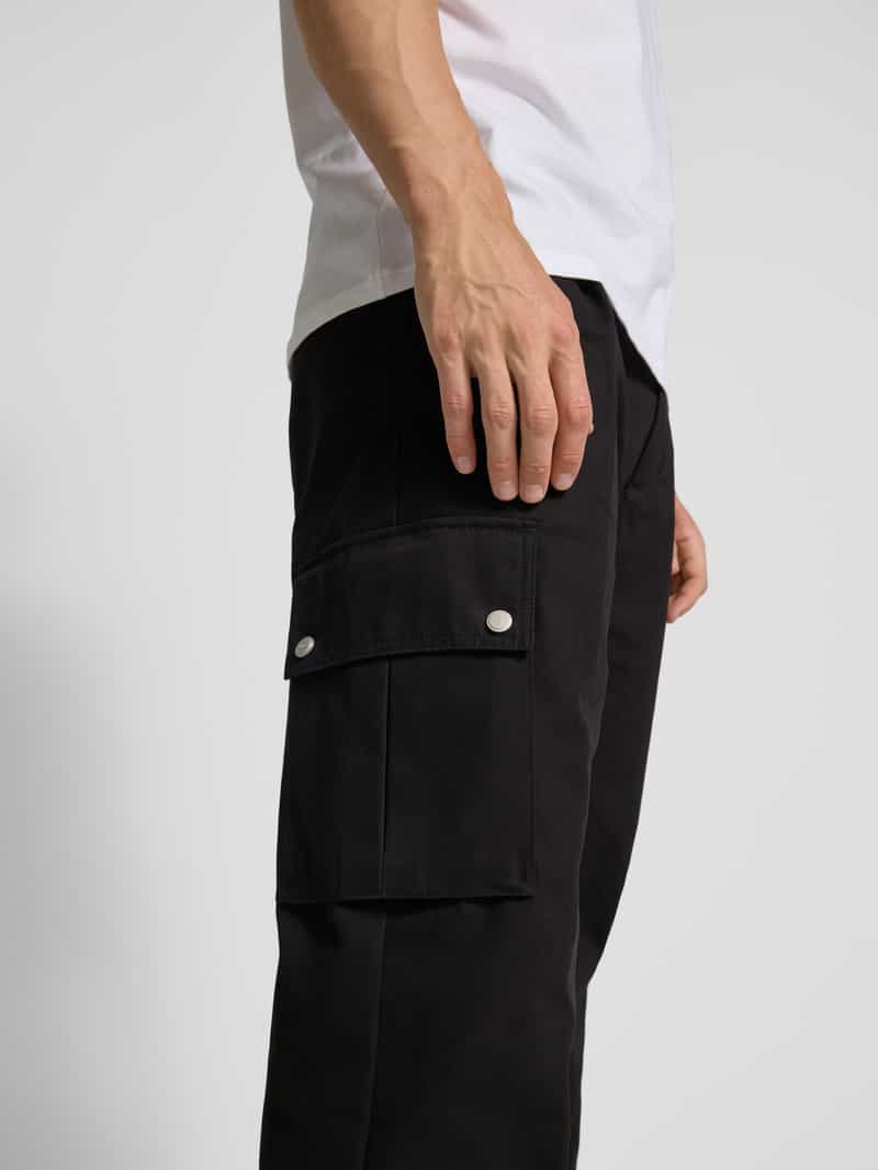 HUGO Regular fit cargobroek met steekzakken model 'Graysen'
