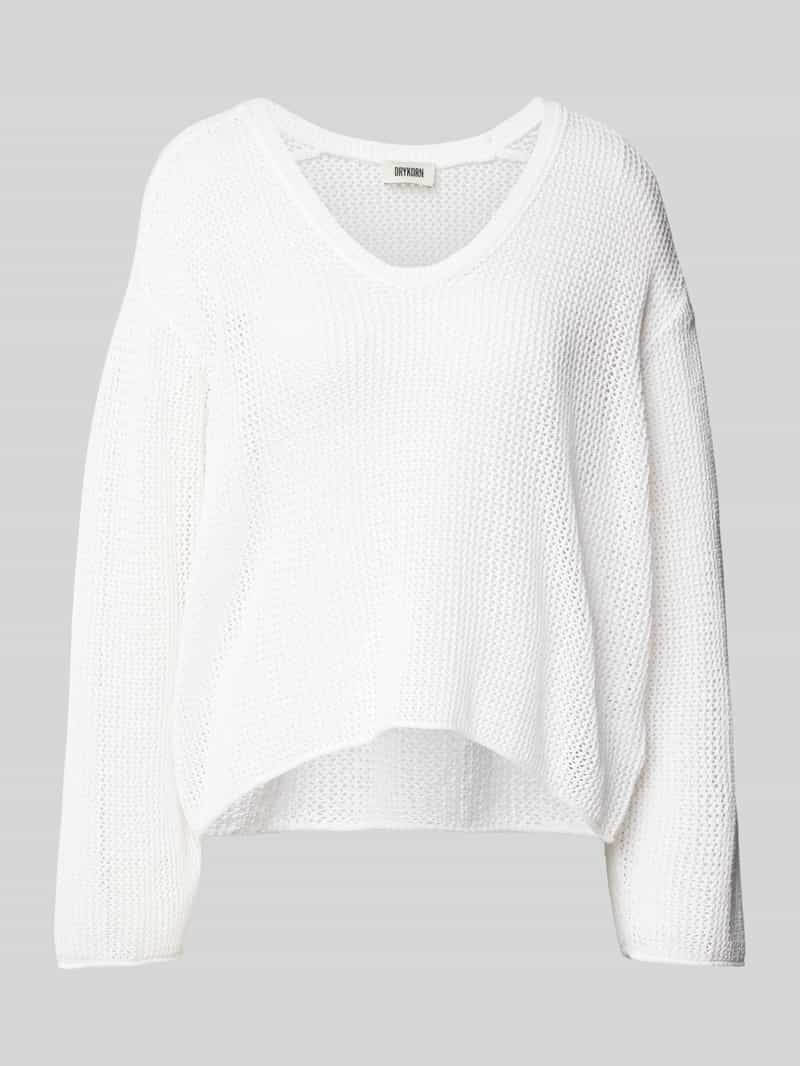 drykorn Gebreide pullover met extra brede schouders model 'MAIJA'