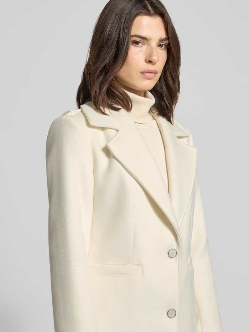 Guess Regular fit lange jas met reverskraag model 'Karole'