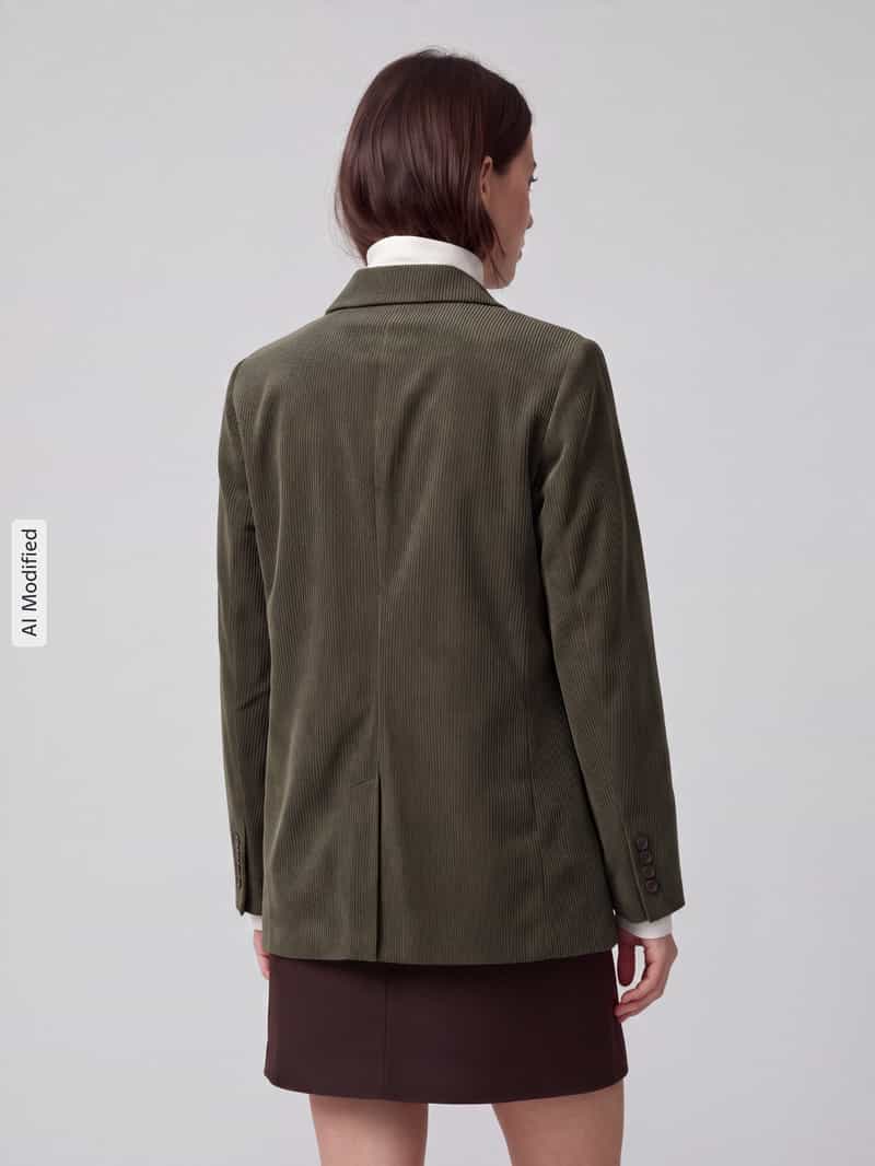 Vero Moda Loose fit lange blazer met stijgende reverskraag model 'NORA'