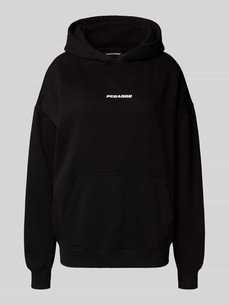 Pegador Oversized hoodie met logostitching model 'Clarita'