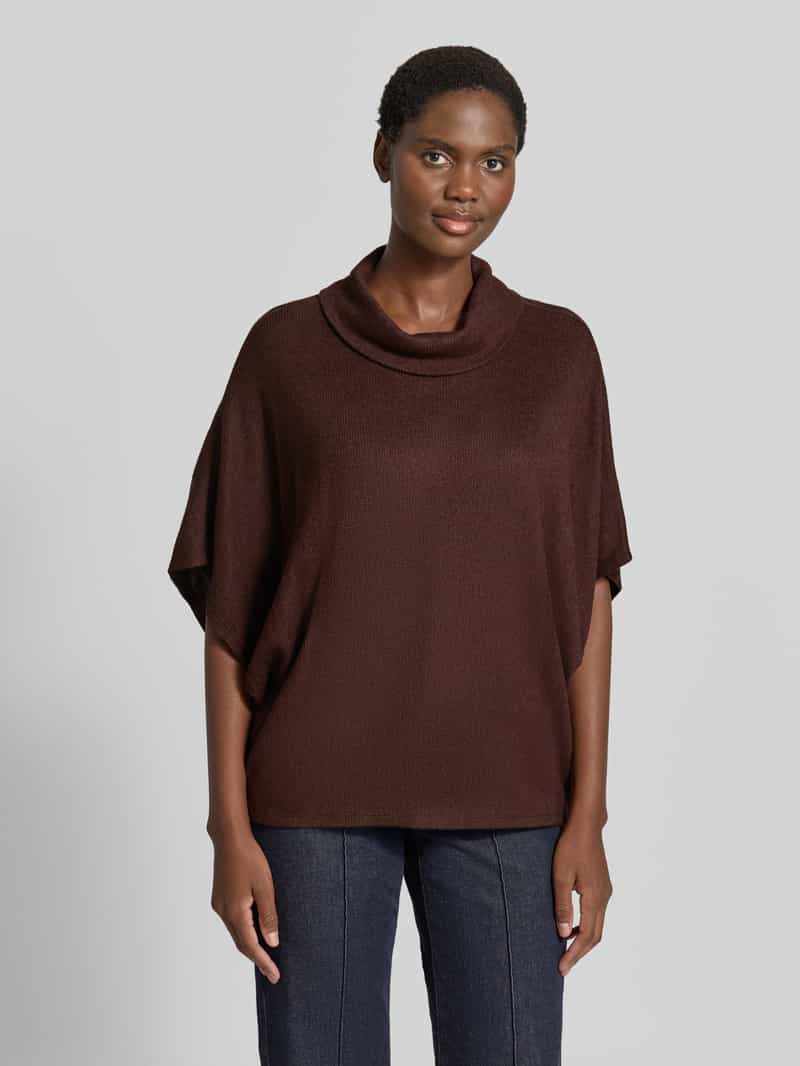 Apricot Gebreide pullover met col en 1 2-mouwen