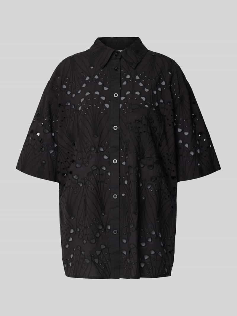 Gestuz Relaxed fit overhemdblouse van puur katoen model 'baylor'