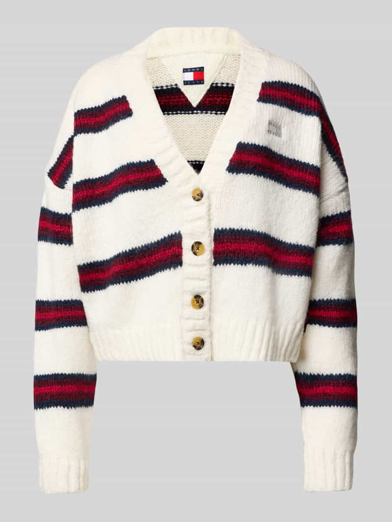 Tommy Jeans Oversized gebreid jack met alpaca