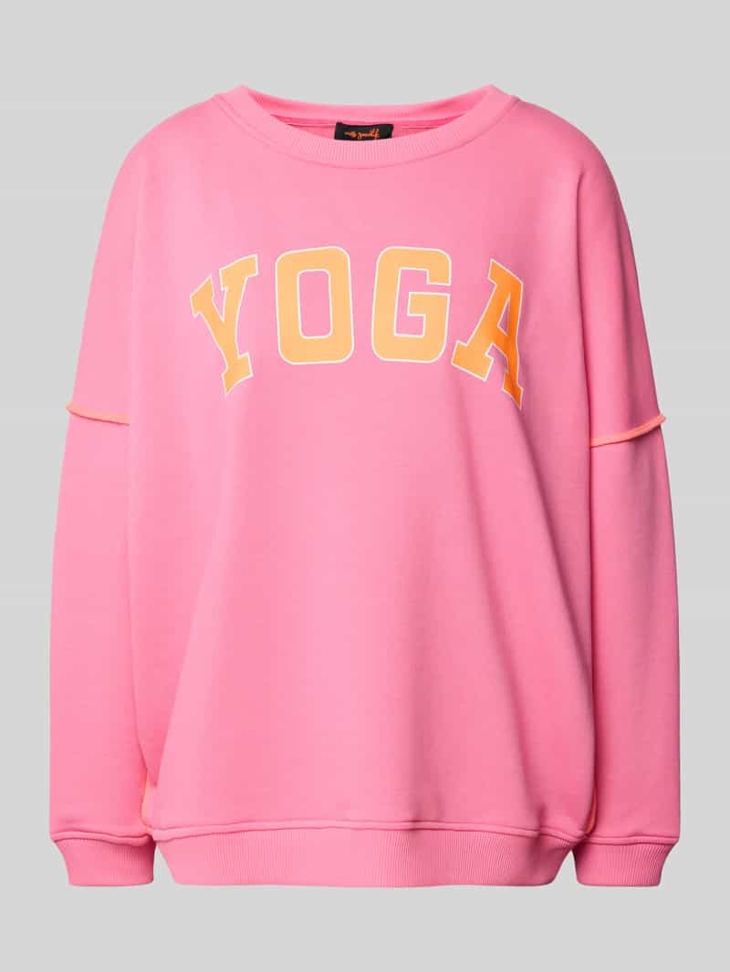 miss goodlife Oversized sweatshirt van puur katoen met statementprint