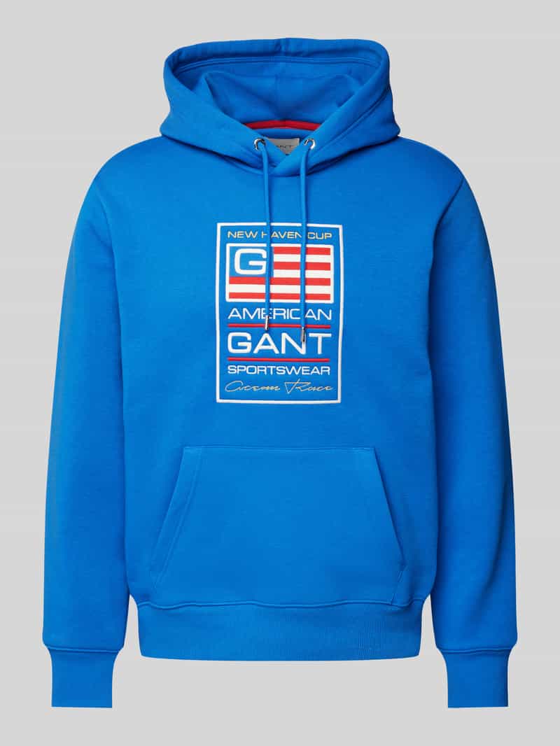 Gant Hoodie met labelprint