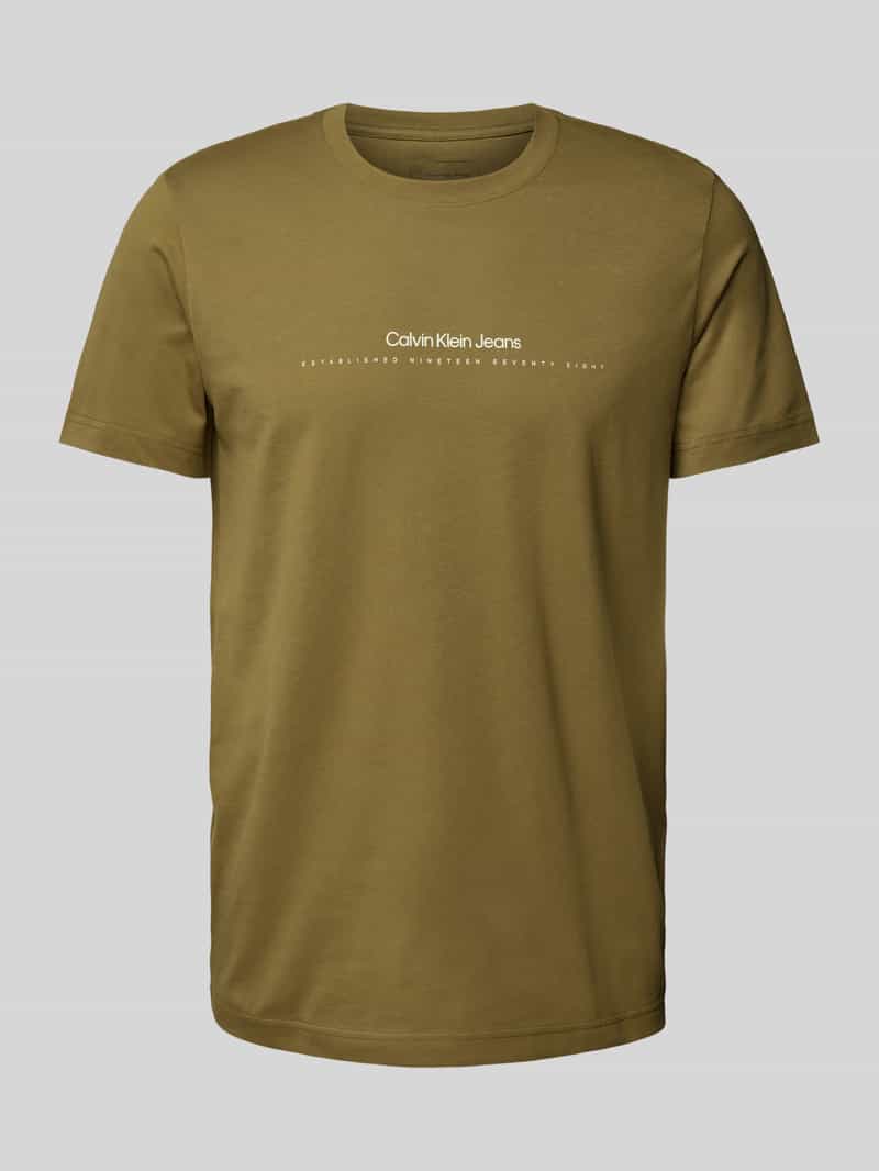 Calvin Klein Jeans T-shirt met labelprint