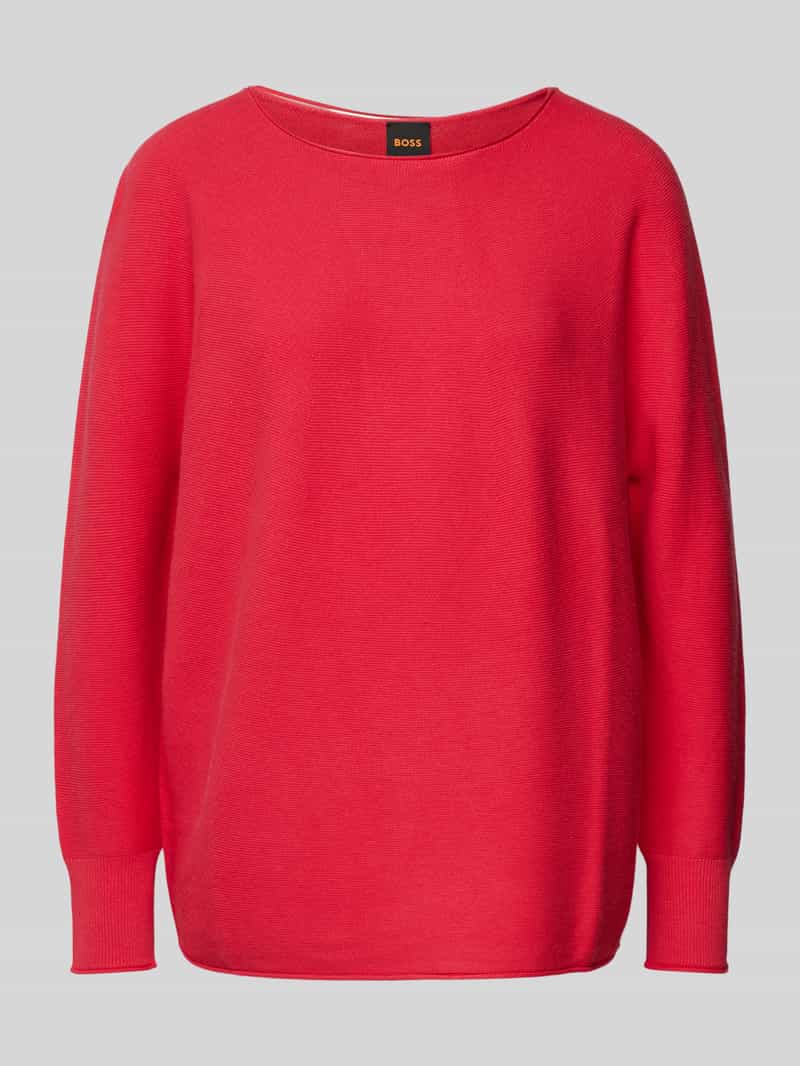Boss Orange Gebreide pullover met ballonmouwen model 'Falandinas'