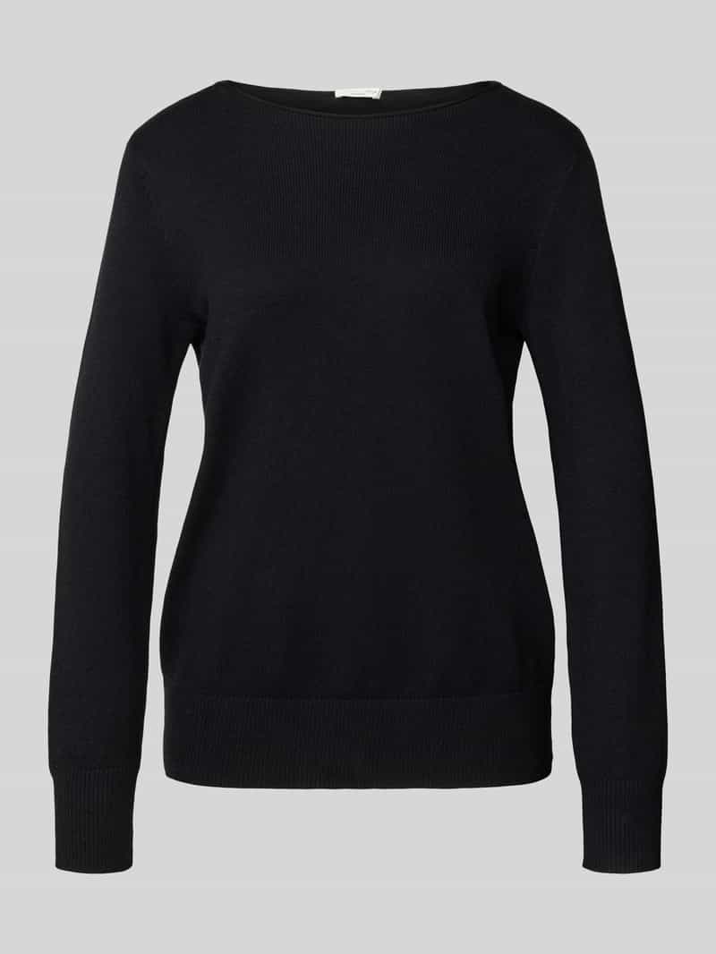 Christian Berg Woman Gebreide pullover met boothals
