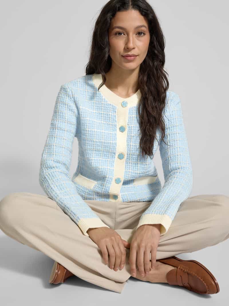 YAS Cardigan met structuurmotief model 'LIVIA'