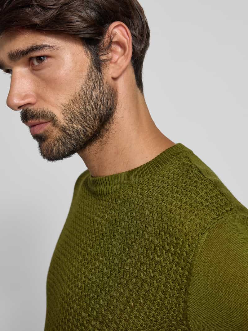 Manuel Ritz Gebreide pullover met ronde hals