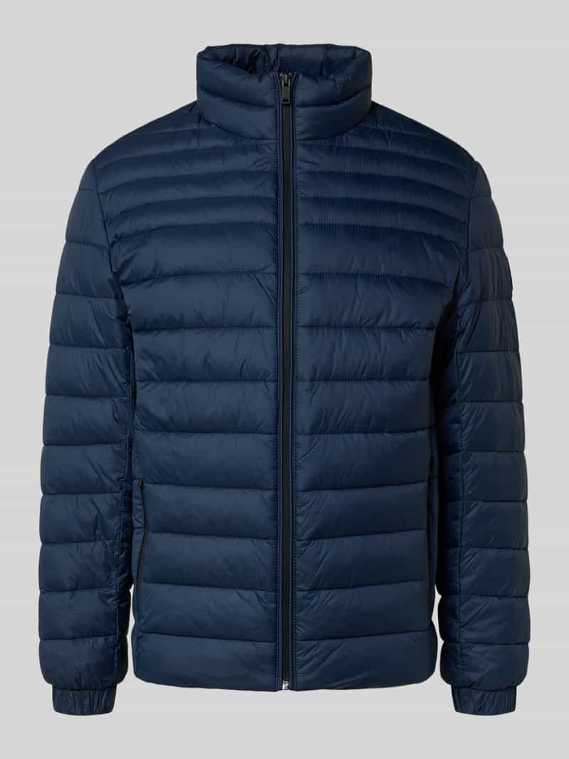 Boss Orange Slim fit gewatteerd jack met labelpatch model 'ODEN2'