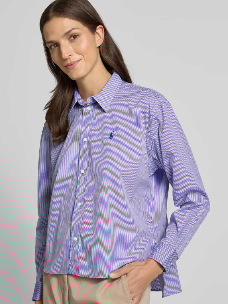 Polo Ralph Lauren Regular fit overhemdblouse met logostitching