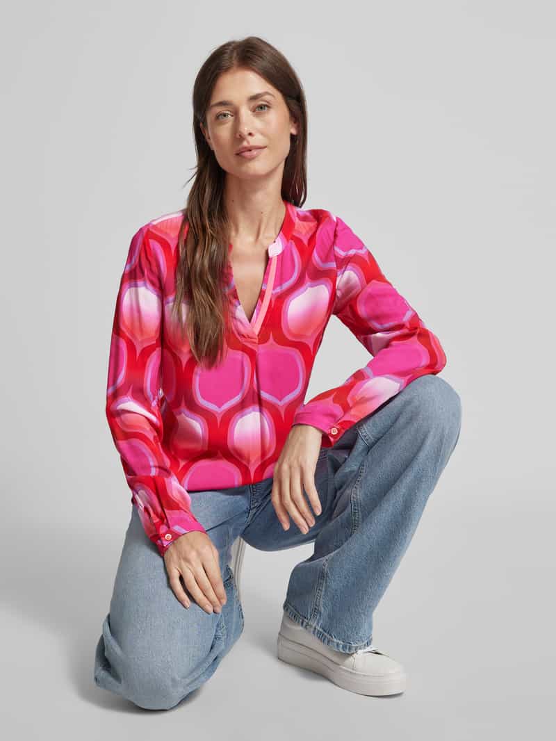 Emily Van den Bergh Blouse met tuniekkraag