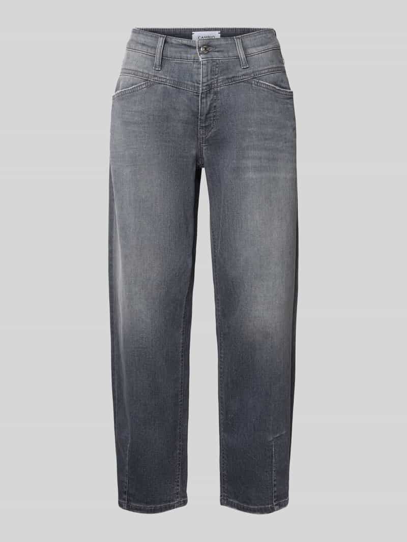 CAMBIO Straight fit jeans met siernaden model 'Elin'
