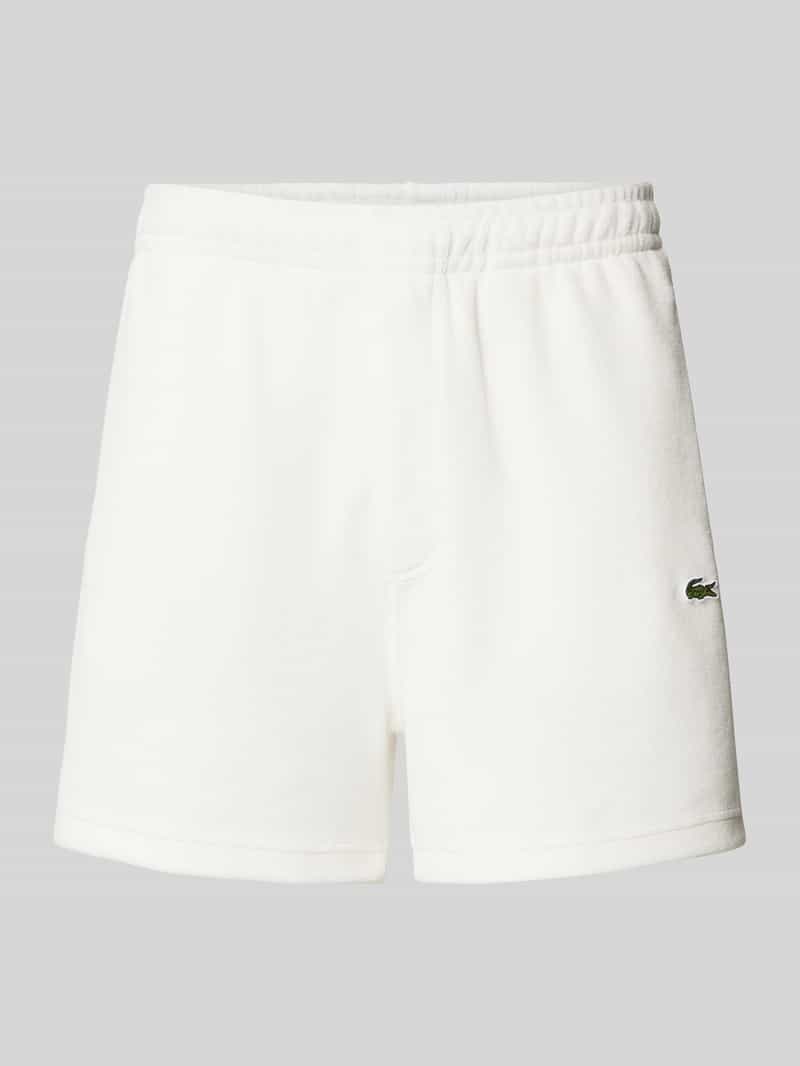 Lacoste Regular fit korte broek met elastische band