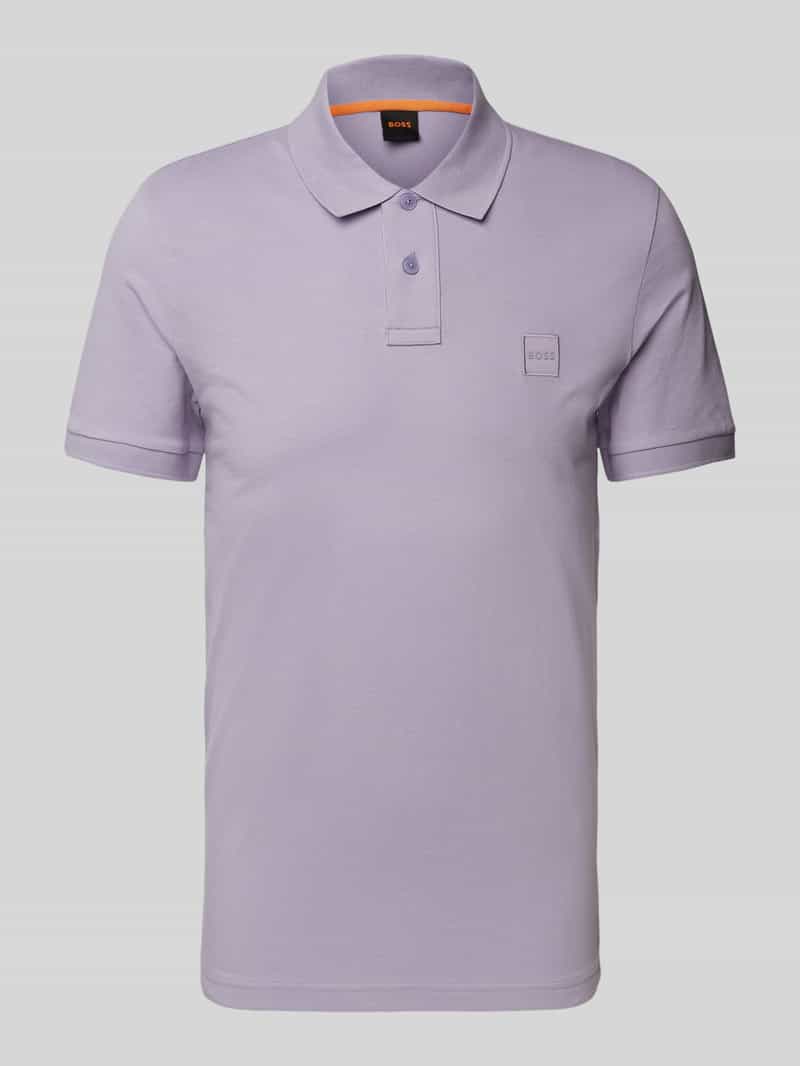 Boss Orange Poloshirt met labeldetail