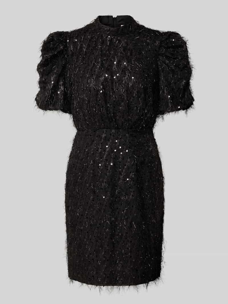 Minijurk met paillettenafwerking Modell 'ILZA'