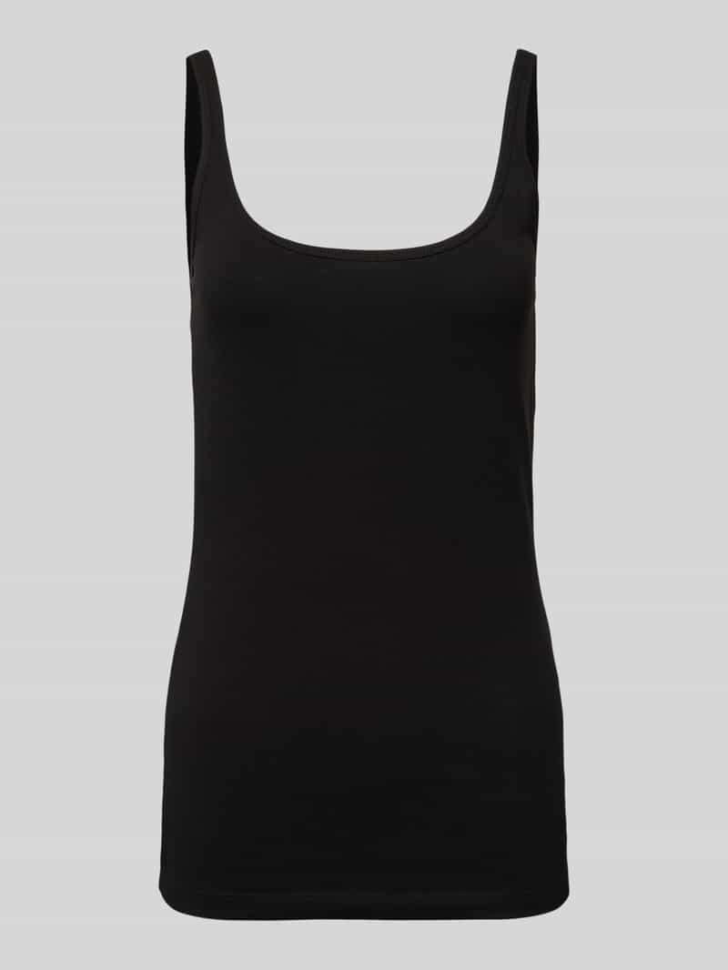 Slim fit tank top van katoenmix model 'Ina/Dailies'