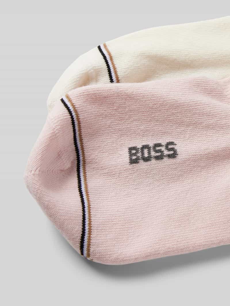 Boss Sneakersokken met labeldetail in een set van 2 paar model 'Iconic'