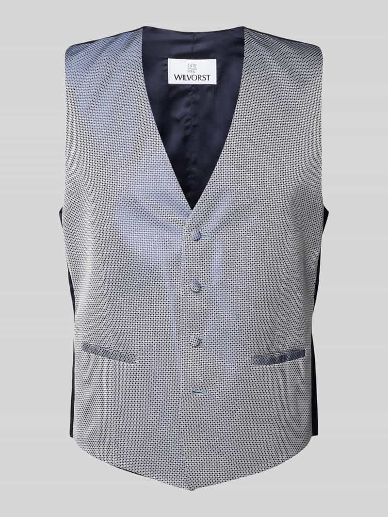 Wilvorst Gilet met all-over motief