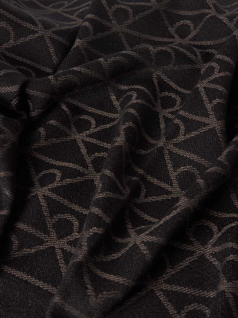 CK Calvin Klein Wollen sjaal met all-over stitching model 'Tonal'