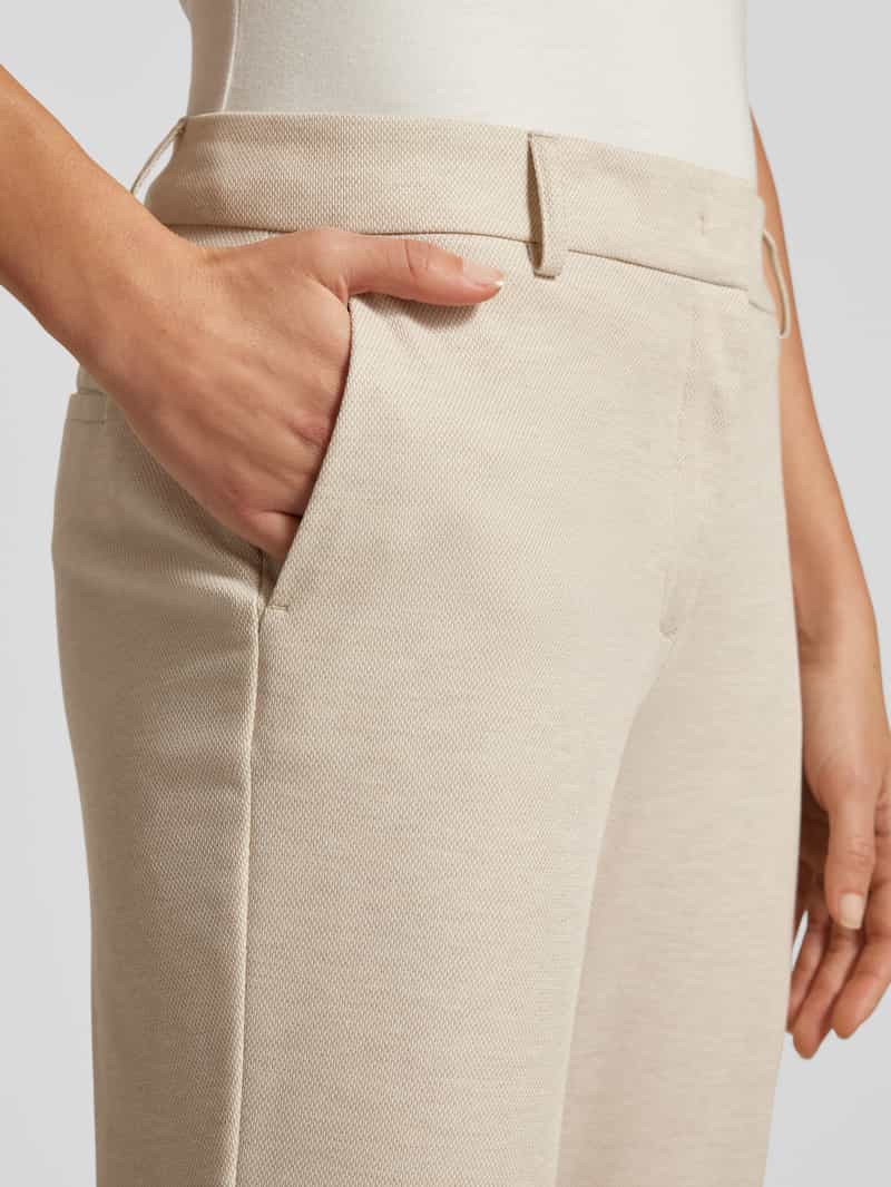 Christian Berg Woman Selection Regular fit stoffen broek met persplooien