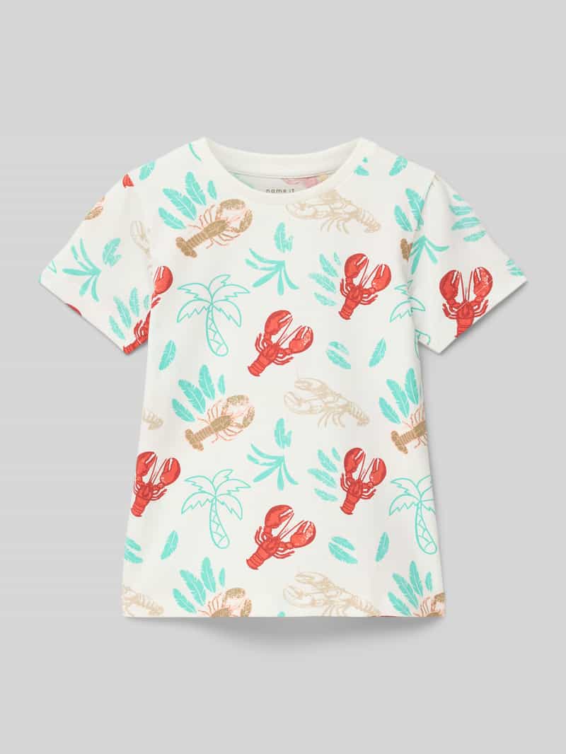name it T-shirt met ronde hals model 'FELEN'