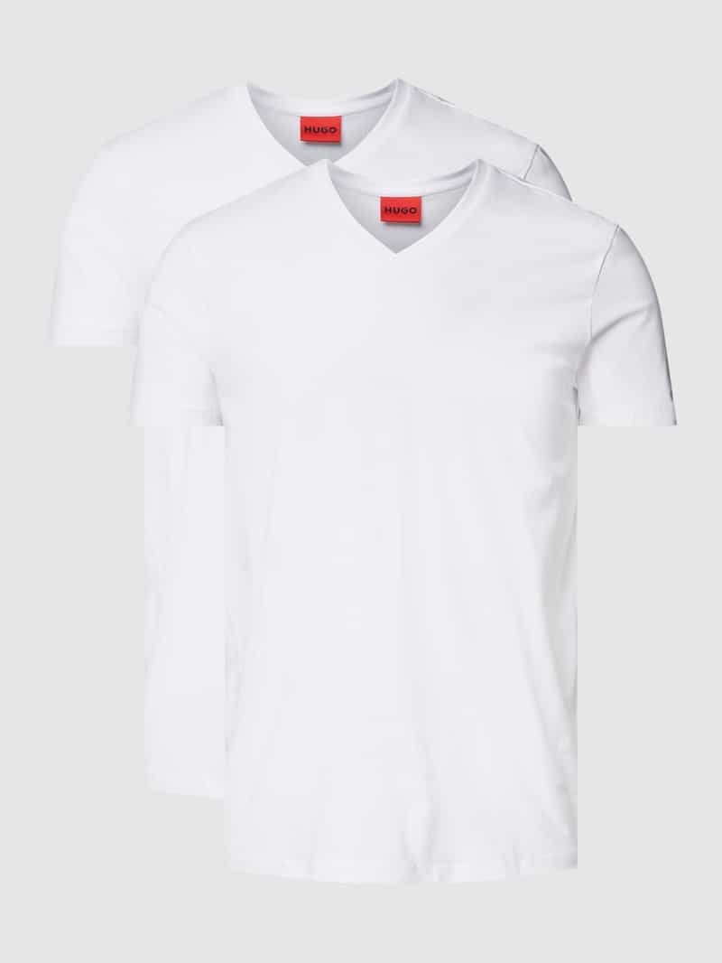HUGO T-shirt met logoprint in een set van 2 stuks model ' -V'