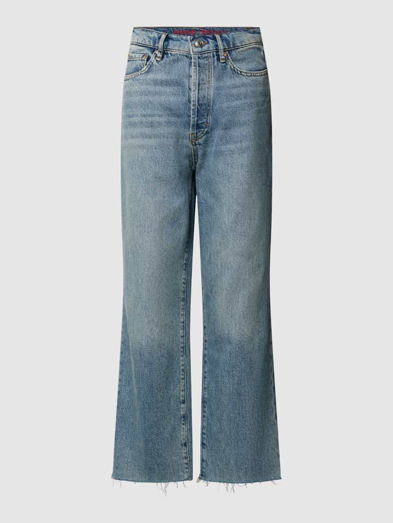 HUGO Straight leg jeans in 3 4 lengte