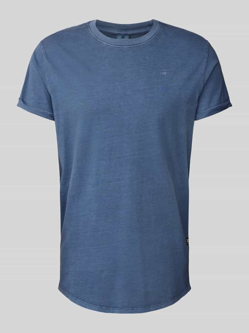 G-Star Raw T-shirt met labelprint en -patch model 'Lash'