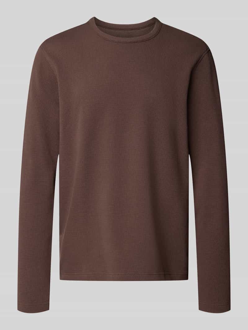 MCNEAL Longsleeve met structuurpatroon en ronde halslijn