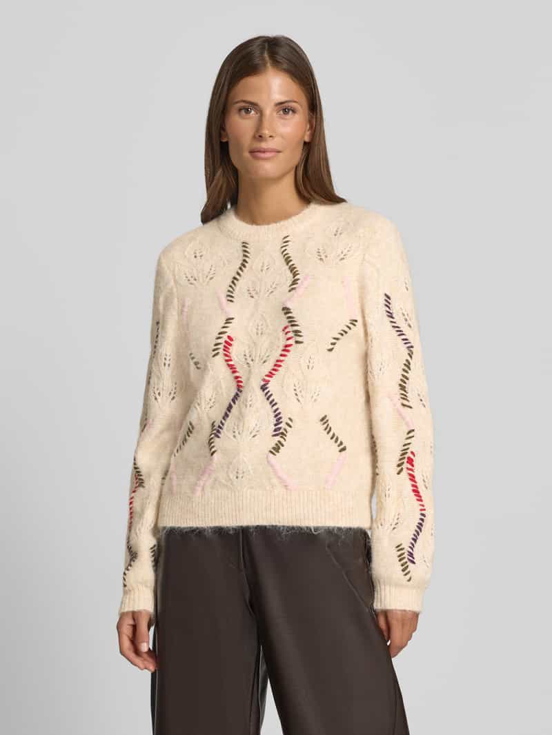 YAS Pullover met kabelpatroon model 'GABBI'