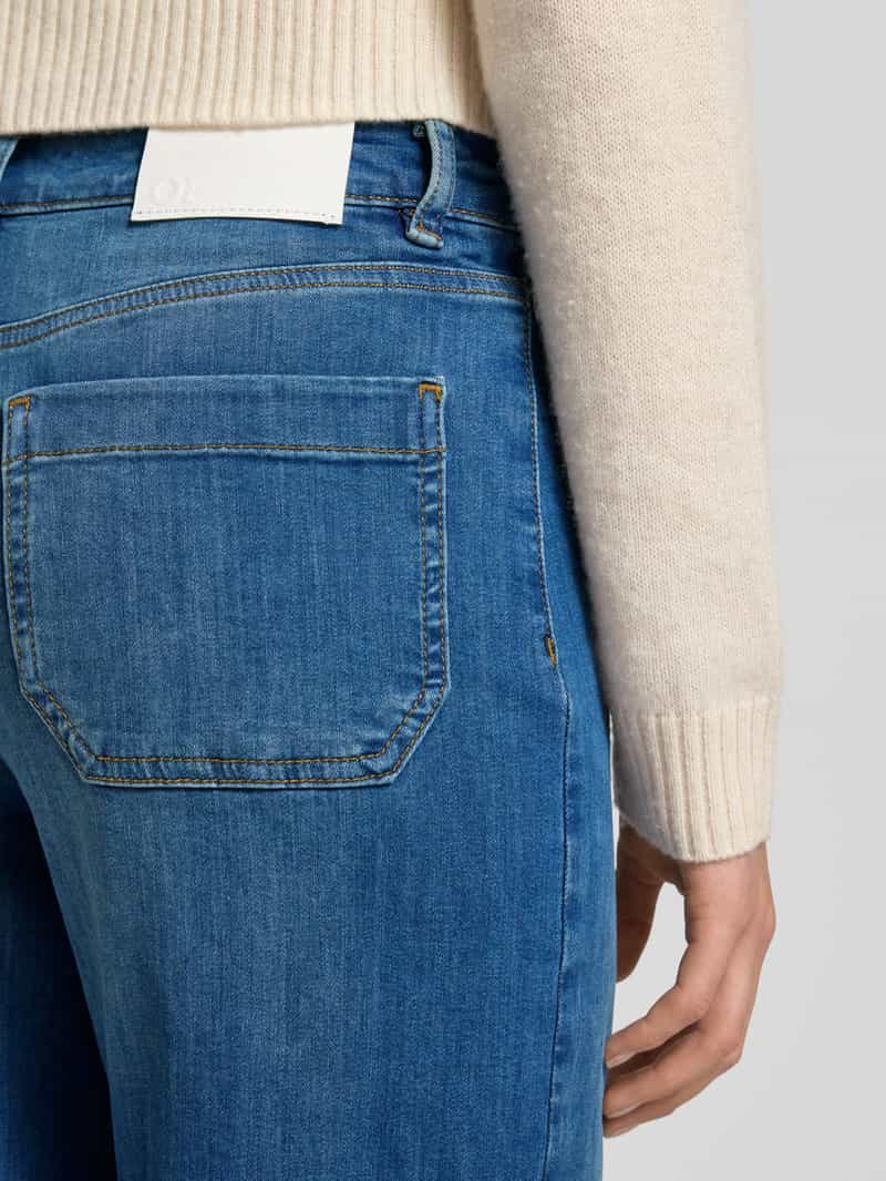 OPUS PANTS Jeans met wijde pijpen en steekzakken model 'Mely'