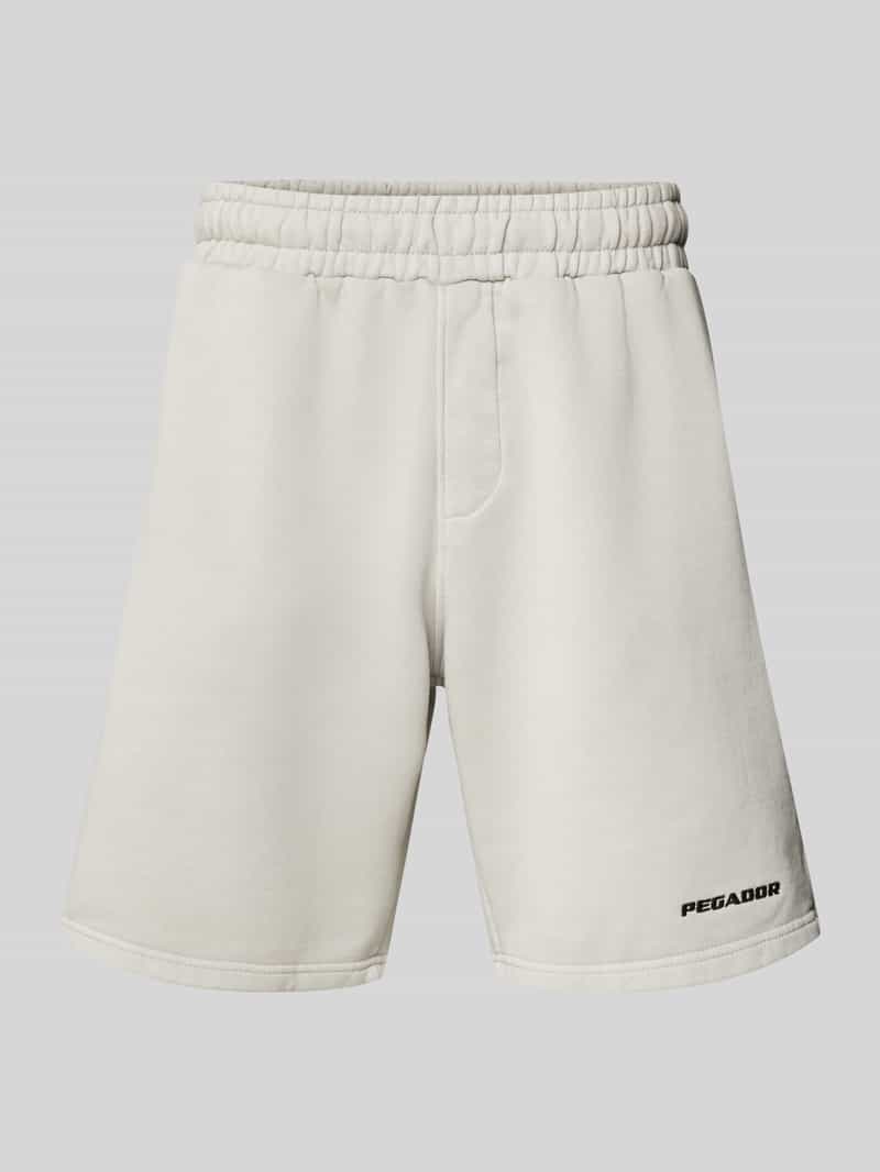 Pegador Sweatshorts met labelstitching
