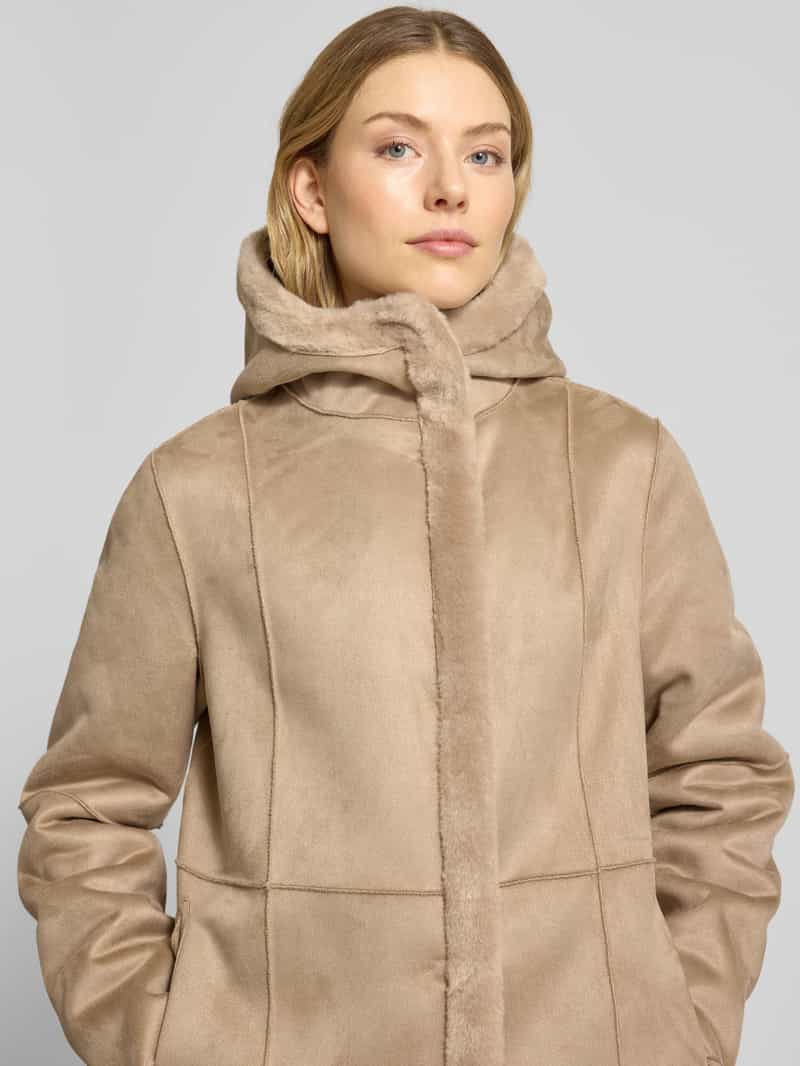 PETITE M. Keerbare jas met capuchon