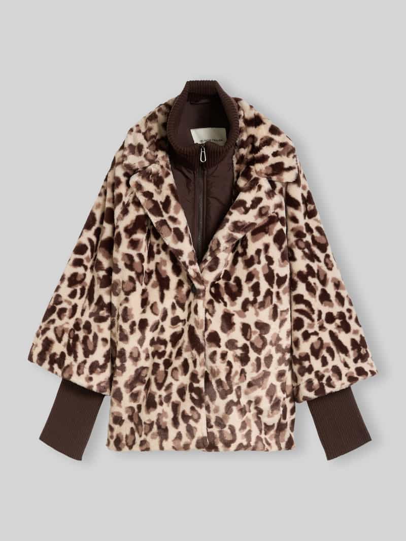 Tom Tailor Regular fit teddyjack met lange mouwen