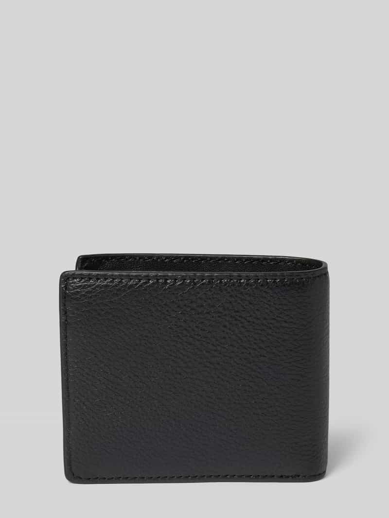 Tommy Hilfiger Leren portemonnee met labelprint