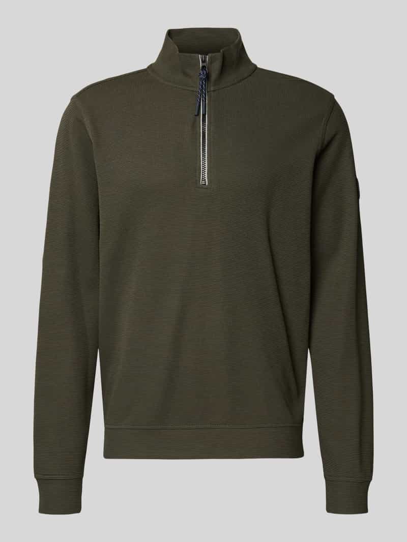 Lerros Sweatshirt met opstaande kraag model 'SELANIK'