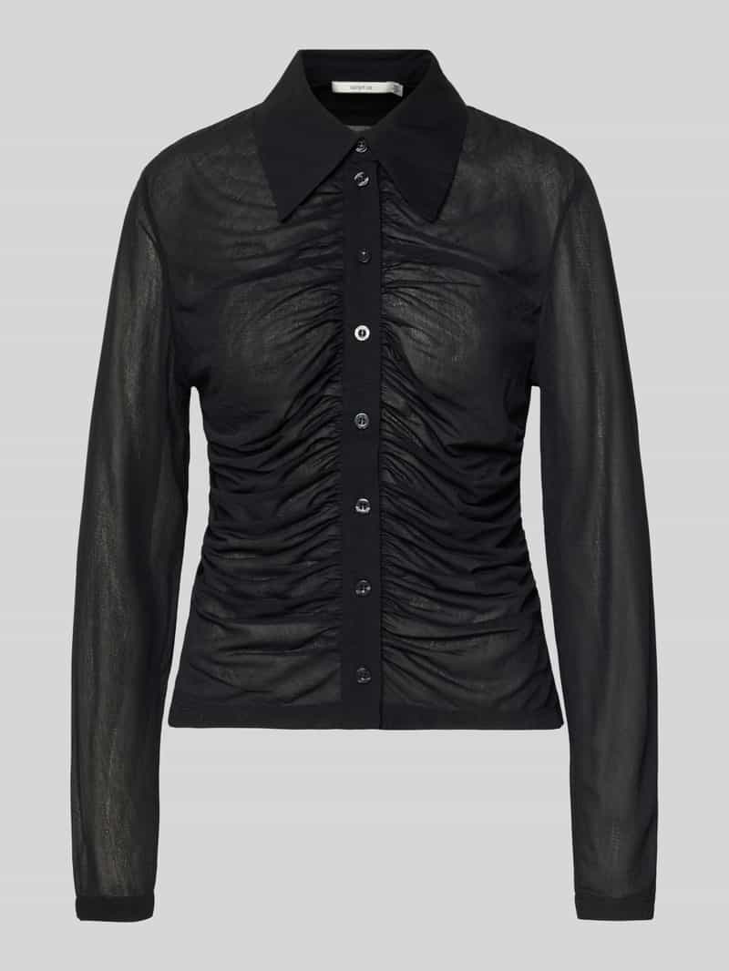 Gestuz Overhemdblouse met knoopsluiting model 'abbie'