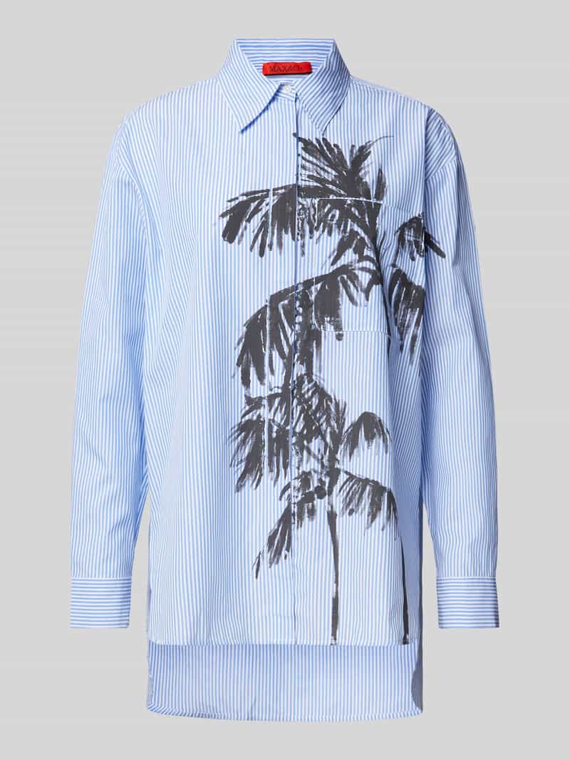 MAX&Co. Regular fit overhemdblouse met borstzak model 'LAMBERT'