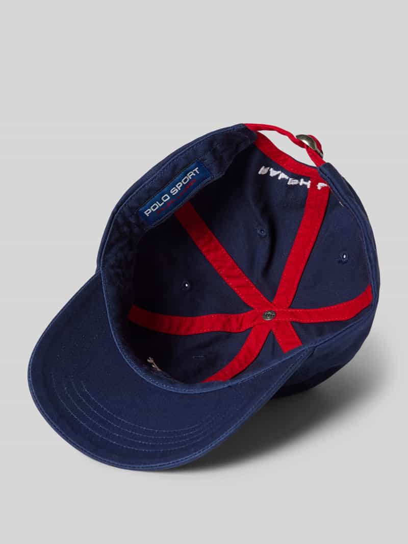 Polo Sport Baseballpet met labelstitching