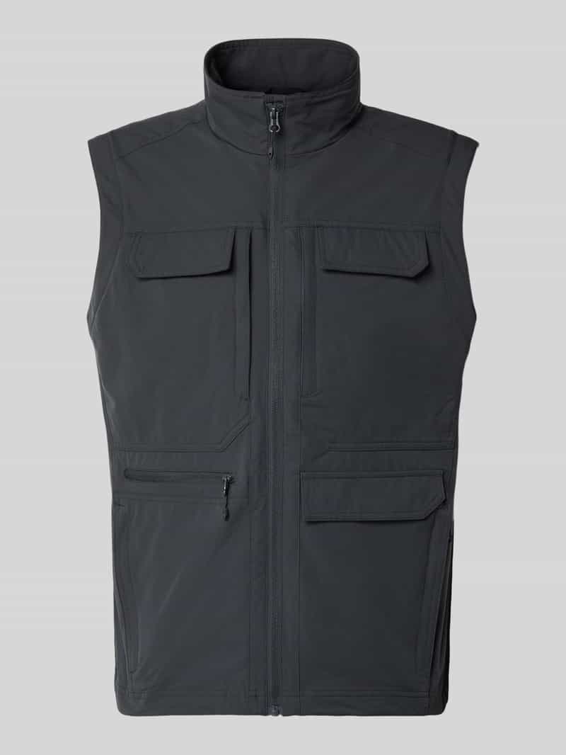 regular fit bodywarmer met opgestikte zakken model 'Bergheim'