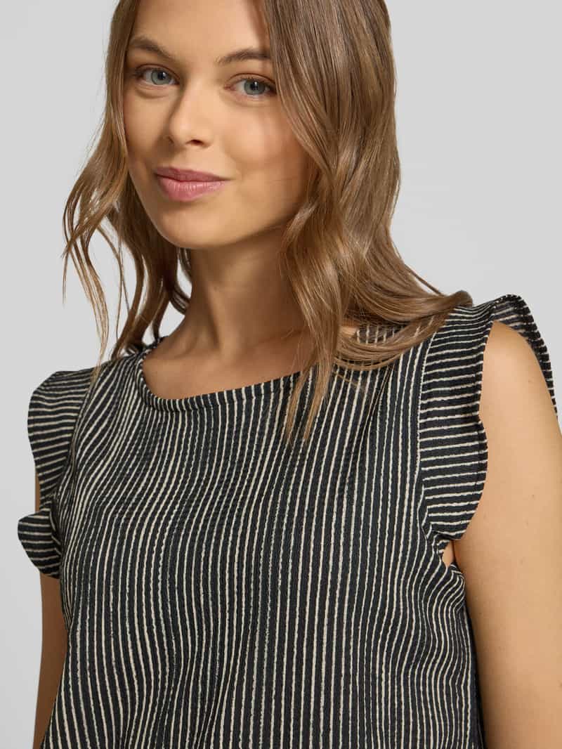 Tom Tailor Denim Relaxed fit blouseshirt met structuurmotief