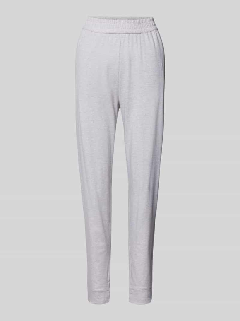 Relaxed fit sweatpants met deelnaden