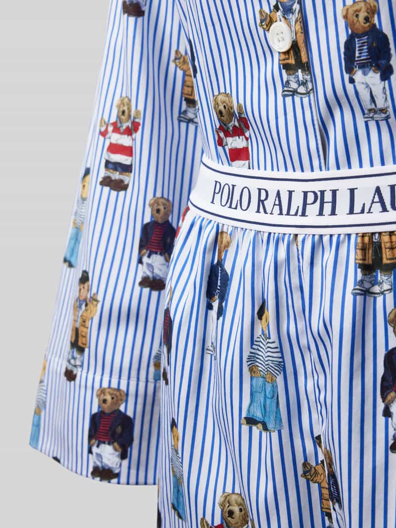 Polo Ralph Lauren Pyjama met motiefprint model 'Iconic Bear'